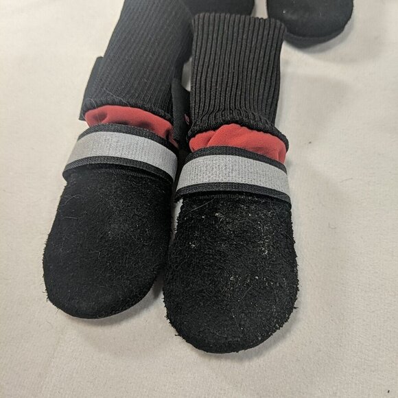 Muttluks Red Itty Bitty Boots NEW Fleece Lined FLIBR Dog Shoes Outdoor XXXS Salt - Picture 5 of 5